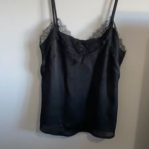 Dynamite black lace tank top